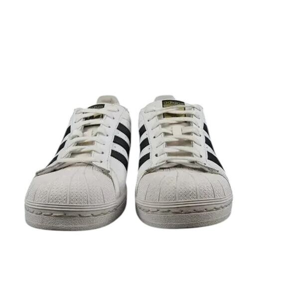 Adidas Shoes Mens 8 Sneakers Superstar Lifestyle Casual Athletic White Black Low main image 4